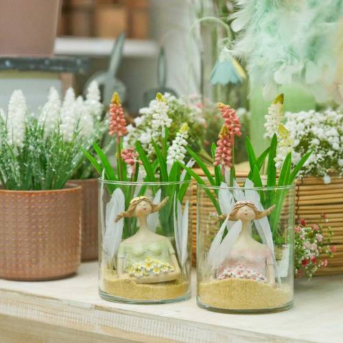 Floristik24 Jacinthe de raisin en pot de bouleau rose 24cm