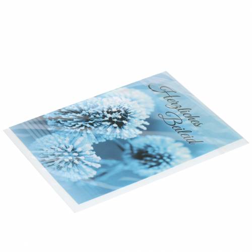 Article Carte de sympathie « Sincères condoléances » avec enveloppe 1 pc