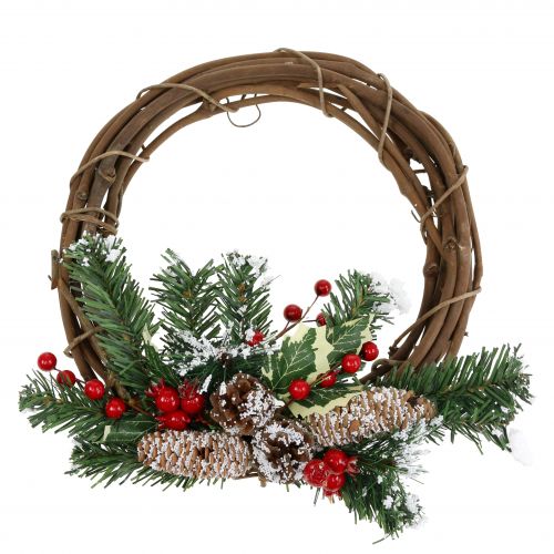 Couronne de porte pour l&#39;Avent Ø30cm