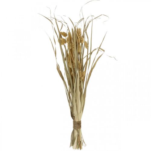 Floristik24 Herbes séchées et céréales naturelles en botte bouquet séché 48cm