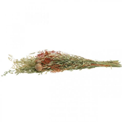 Article Bouquet de fleurs séchées céréales et coquelicots décor sec 60cm 100g