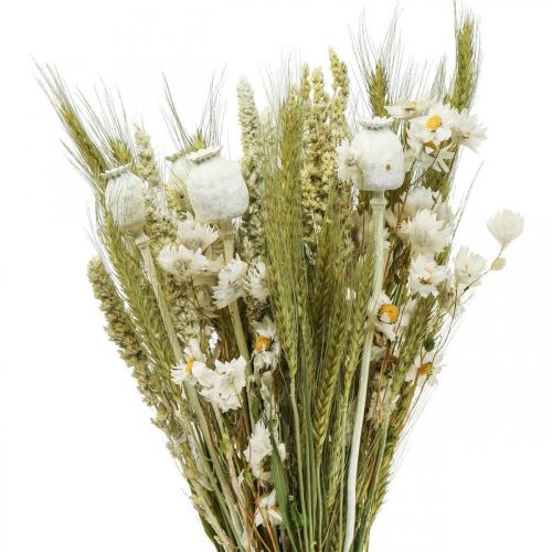 Article Bouquet de fleurs séchées paille fleurs grain coquelicot capsule herbe sèche 50cm