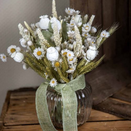Article Bouquet de fleurs séchées paille fleurs grain coquelicot capsule herbe sèche 50cm