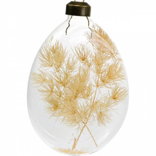 Floristik24 Herbes sèches dans un flacon à accrocher verre de décoration sec tricolore 3pcs