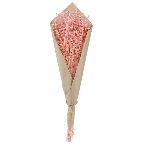 Article Lin séché à l&#39;herbe sèche rose clair H50–55cm 80g
