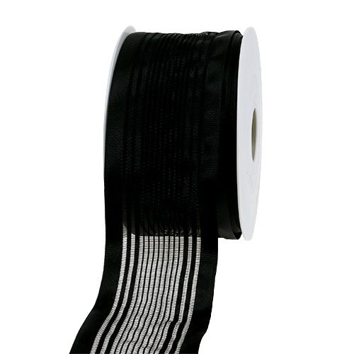 Article Ruban tulle, ruban deuil noir 50mm