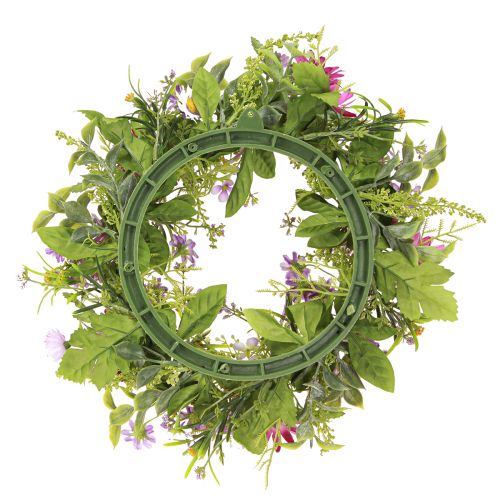 Article Couronne de fleurs artificielles Couronne de porte été Ø30cm