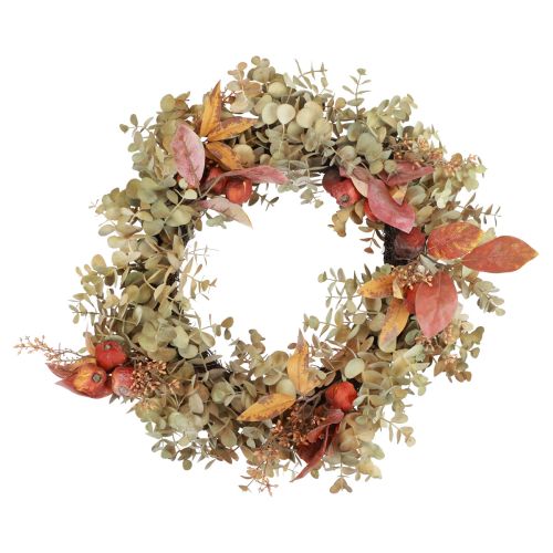Floristik24 Couronne de porte eucalyptus couronne d'eucalyptus décoration artificielle Ø55cm