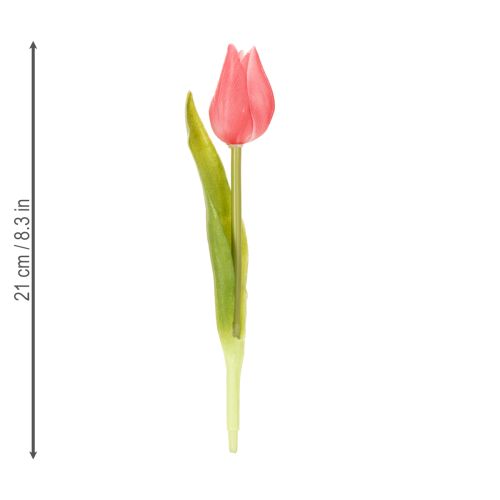 Article Tulipes de haute qualité, répliques réalistes pour vases de table, 21 cm, lot de 6