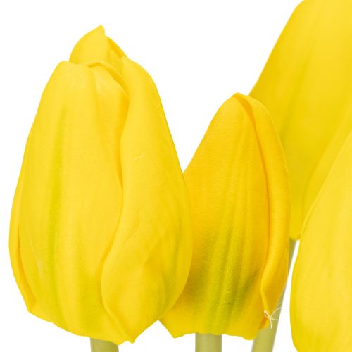Article Tulipes artificielles pour une décoration printanière réaliste dans le salon ou le bureau, 40 cm, lot de 7