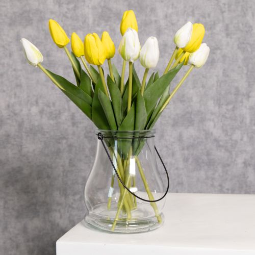 Article Tulipes artificielles décoratives pour une décoration intérieure élégante, 40 cm, lot de 5
