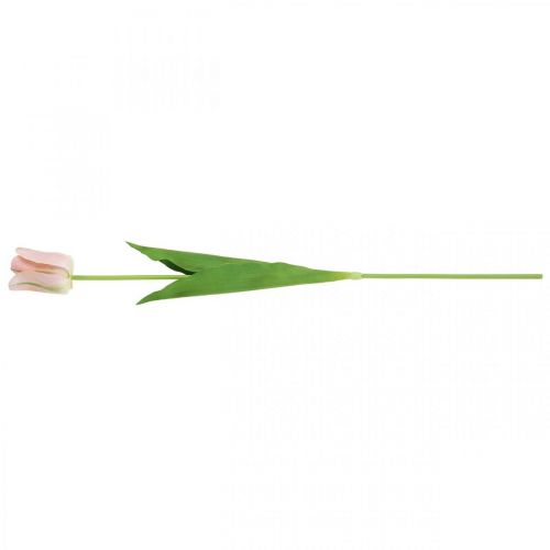 Article Fleur de tige rose artificielle tulipe H67cm