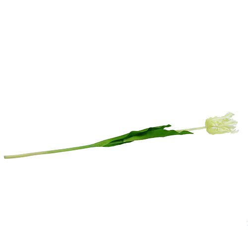 Floristik24 Tulipe factice blanche 70 cm