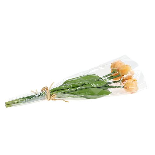 Floristik24 Bouquet de tulipes abricot 43cm