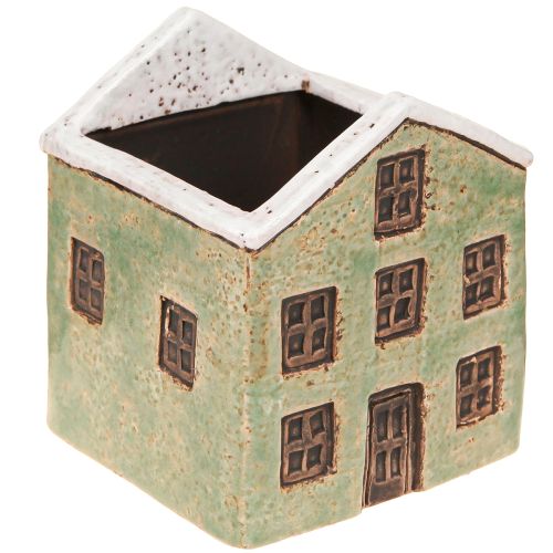 Article Jardinière en céramique Maison de l&#39;Avent Menthe Blanche 10×10×12cm
