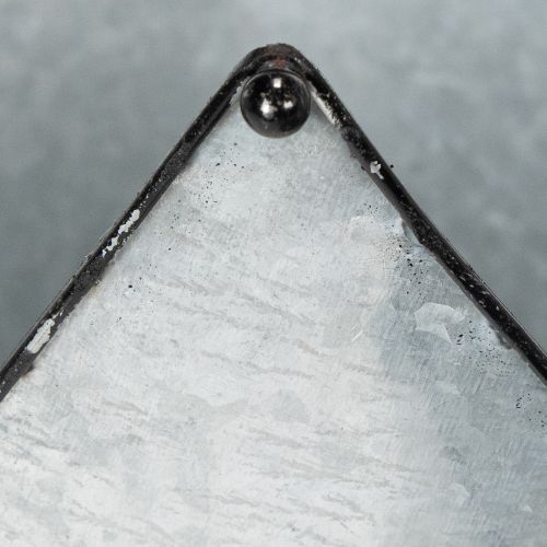 Article Couronne décorative en métal zinc Ø21,5/19,5/17 cm, lot de 3