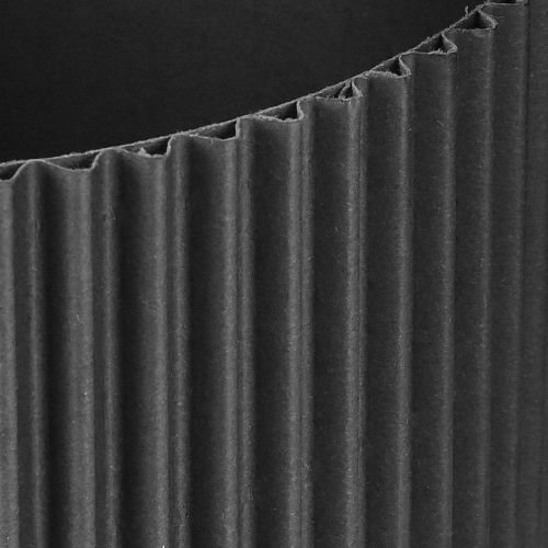 Article Jardinière en papier noir Ø19cm H14cm 3 pcs