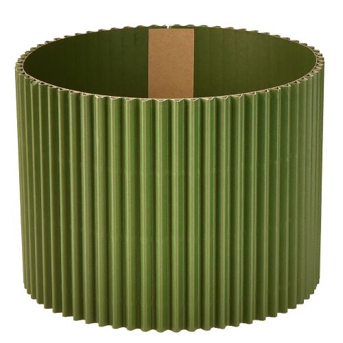Cache-pot en papier vert foncé Ø19cm H14cm 3 pcs