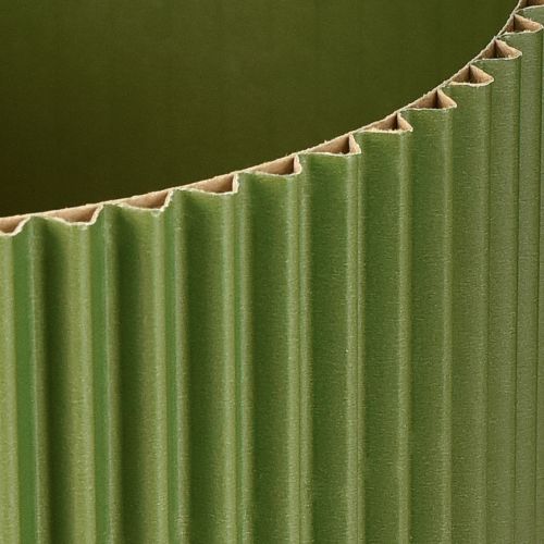 Article Cache-pot en papier vert foncé Ø19cm H14cm 3 pcs