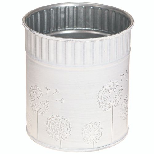 Floristik24 Jardinière Pissenlit Blanc Ø9,5cm H11cm