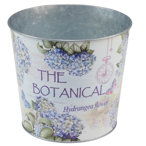 Article Jardinière hortensia pot de fleur en métal Ø21cm H18cm