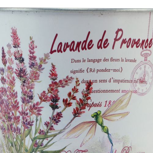 Article Pot de fleurs en métal, lavande, Ø 24 cm H 21 cm