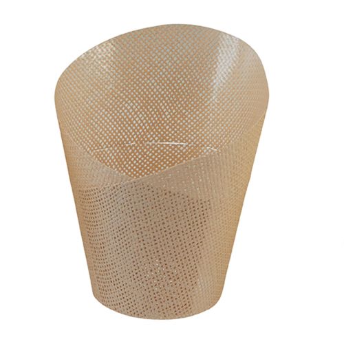 Article Jardinière papier tressé vanille, orange, rose Ø7cm H13cm 12pcs