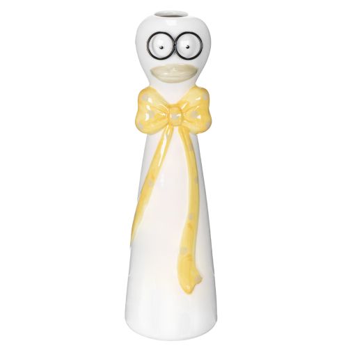 Vase canard au design mignon pour une décoration de table amusante, 24 cm, lot de 2