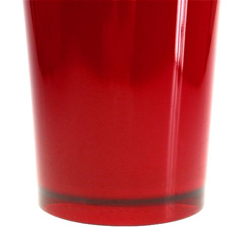 Article Vase “Fizzy” Ø13,5cm H20cm rouge, 1pièce