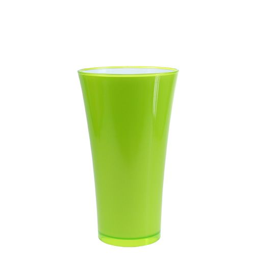 Floristik24 Vase &quot;Fizzy&quot; Ø16cm H27cm vert pomme, 1pc