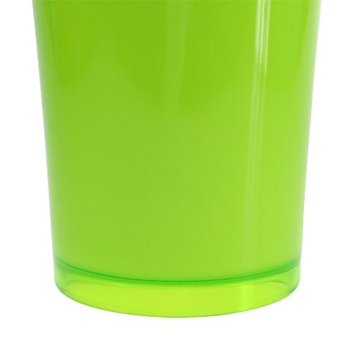 Article Vase &quot;Fizzy&quot; Ø16cm H27cm Vert Pomme 1 pc