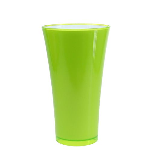 Floristik24 Vase &quot;Fizzy&quot; Ø20cm H35cm vert pomme, 1pc