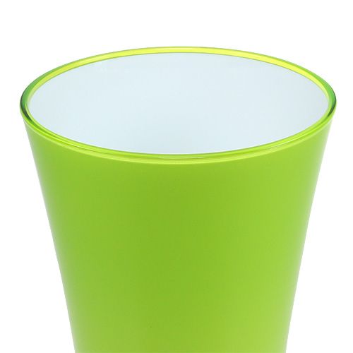 Article Vase “Fizzy” Ø20cm H35cm vert pomme 1 pce