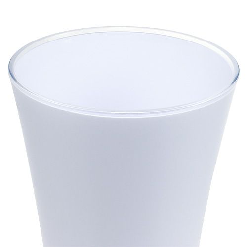 Article Vase &quot;Fizzy&quot; Ø28.5cm H45cm blanc, 1pc