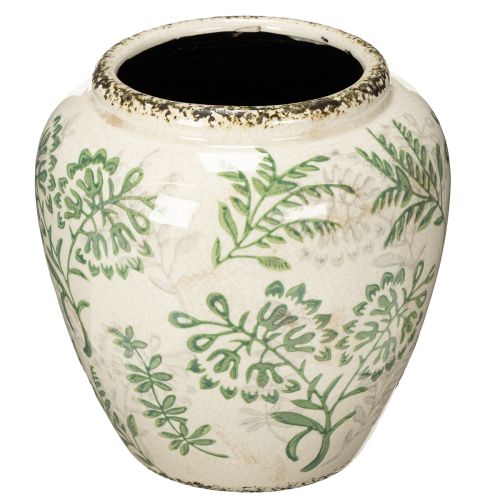 Floristik24 Vase à motif végétal délicat pour la décoration intérieure, 19 cm