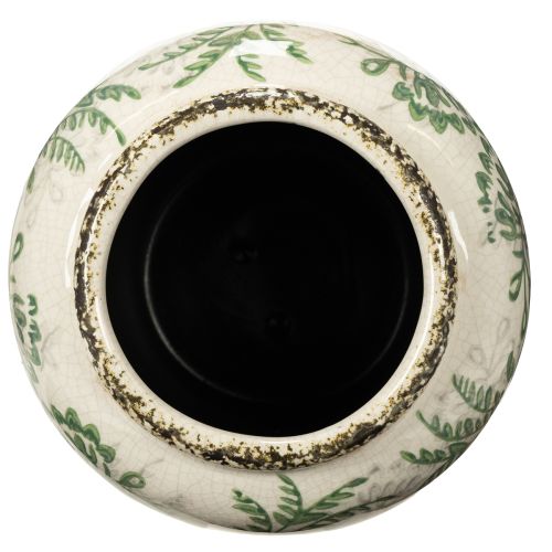 Article Vase à motif végétal délicat pour la décoration intérieure, 19 cm