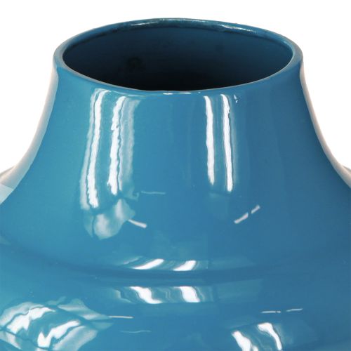 Article Vase, accessoire de décoration avec une surface ondulée pour une ambiance moderne, 23 cm