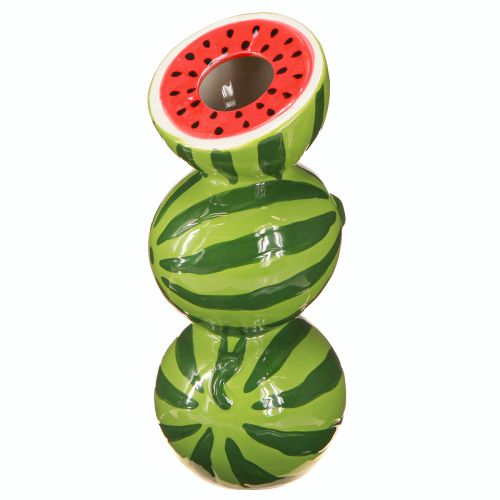 Vase pastèque vase céramique décoration été céramique H22cm
