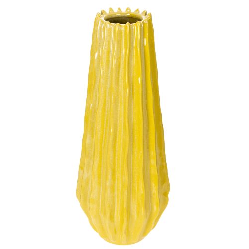 Floristik24 Vase à motif rainuré pour une décoration intérieure élégante dans le salon, 33 cm