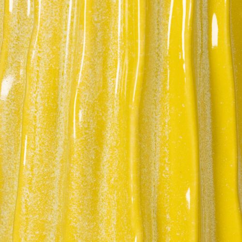 Article Vase à motif rainuré pour une décoration intérieure élégante dans le salon, 33 cm