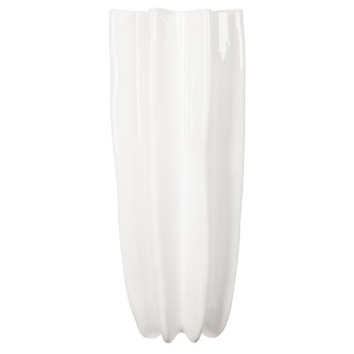 Vase à fleurs cannelé, vase décoratif moderne 38 cm | Floristik24.be