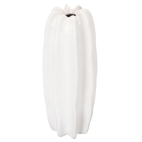 Vase côtelé, vase moderne en céramique pour fleurs séchées, 40 cm acheter | Floristik24.be