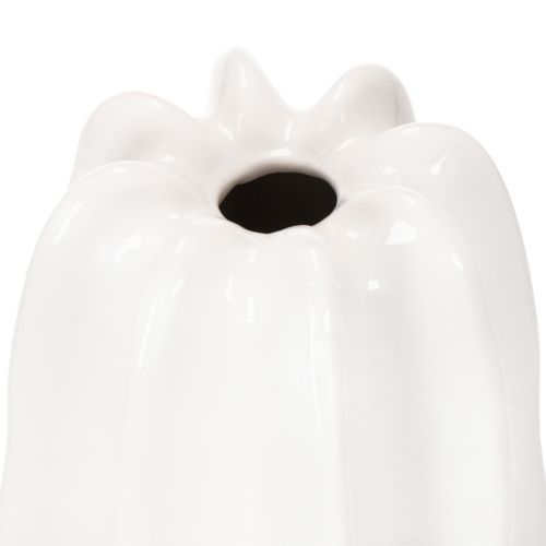 Vase côtelé, vase moderne en céramique pour fleurs séchées, 40 cm | Floristik24.be