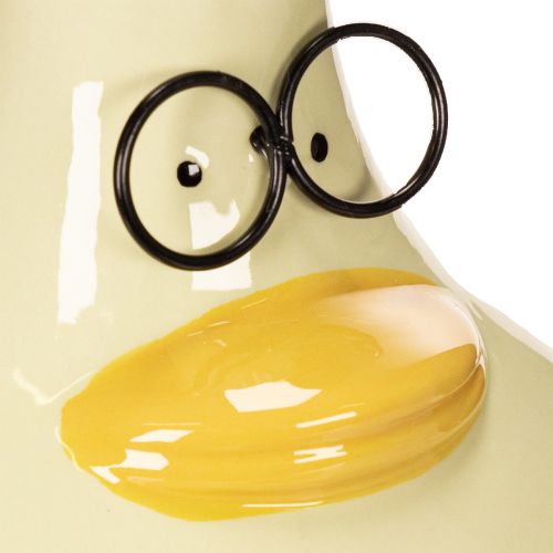 Article Vase figurine canard, céramique, design joyeux, idéal pour les intérieurs modernes, 15 cm, lot de 2