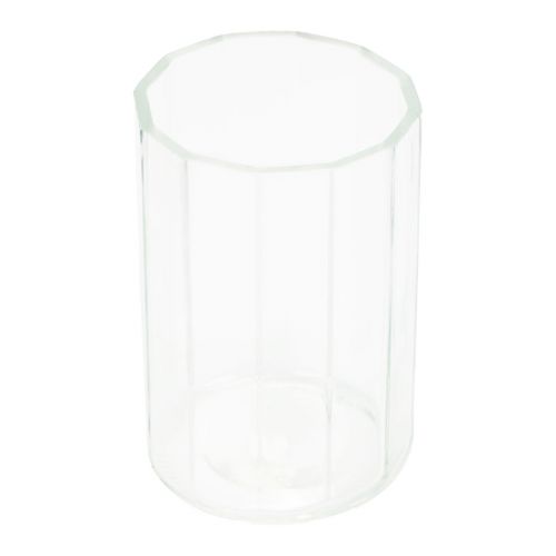 Article Bougeoir lanterne en verre transparent Ø9,5cm H15cm 6pcs