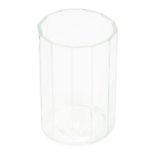 Article Bougeoir lanterne en verre transparent Ø9,5cm H15cm 6pcs