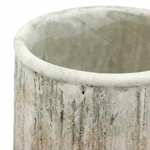 Floristik24 Jardinière vase béton design bois Ø15cm