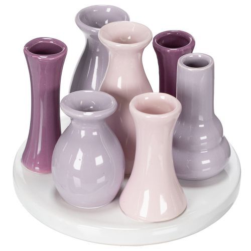 Ensemble de vases en céramique, décoration moderne pour salon, 14 cm