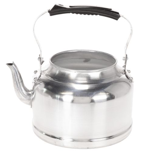 Théière/pot de fleurs décoratif vintage, en métal aspect zinc, Ø 19 cm H 15 cm | Floristik24.be