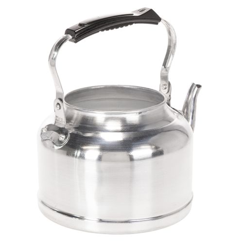 Théière/pot de fleurs décoratif vintage, en métal aspect zinc, Ø 19 cm H 15 cm | Floristik24.be